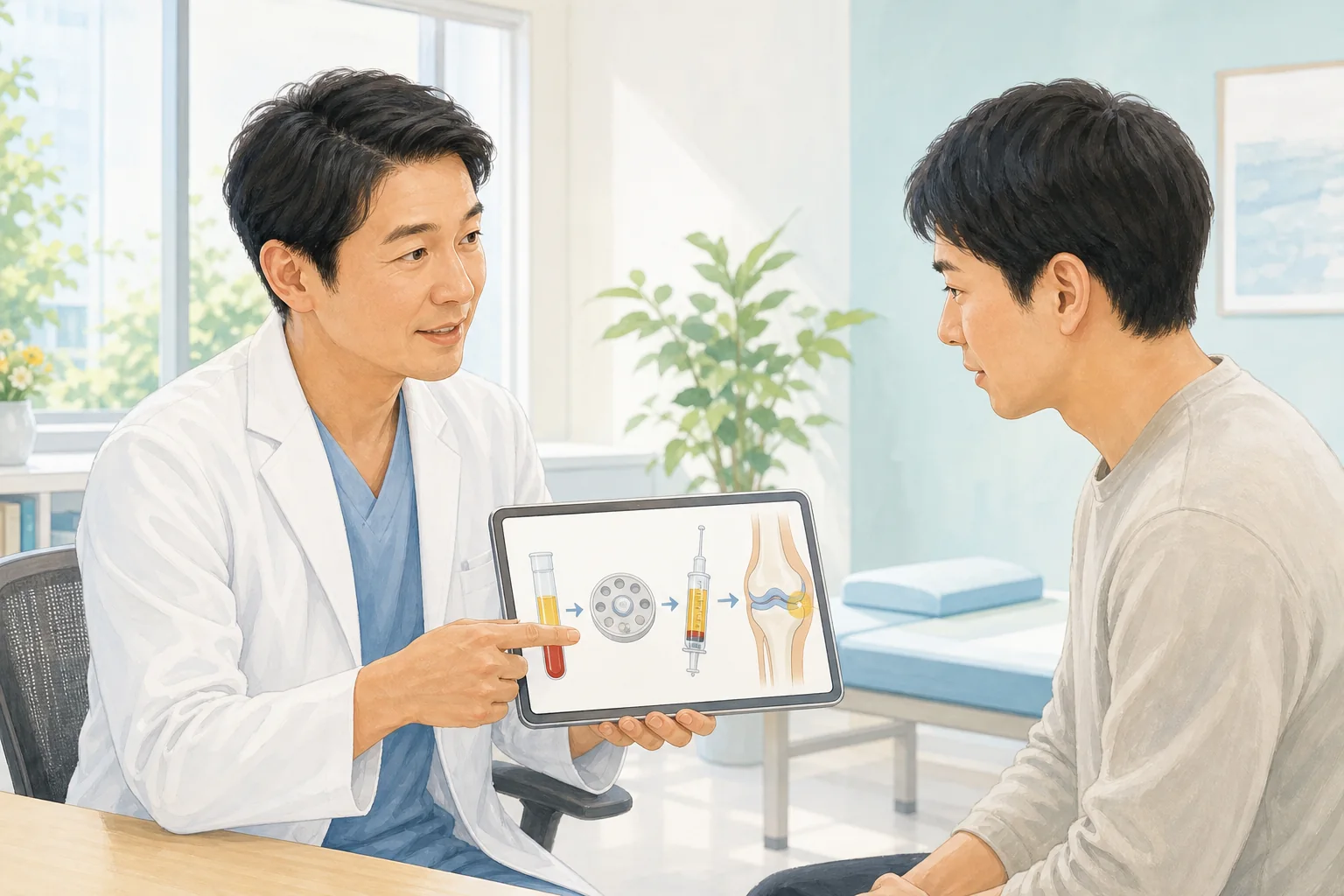 治療後も活動的に過ごすイメージ