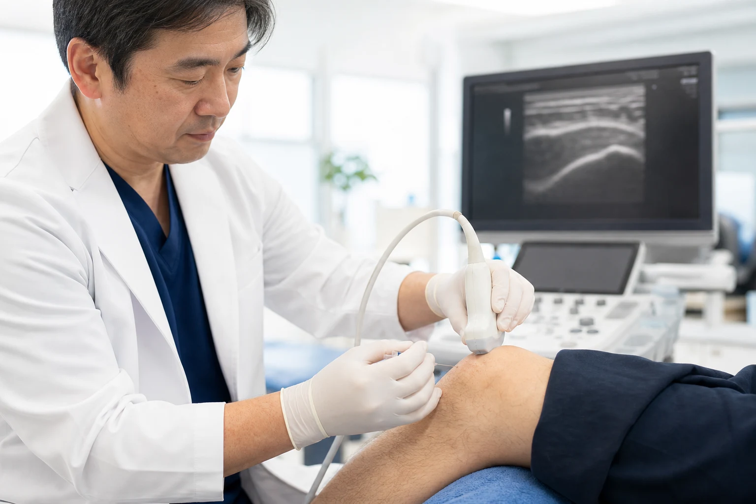 治療準備を行う医療者のイメージ
